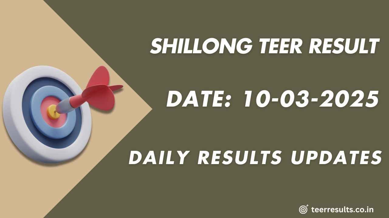 Shillong Teer Day Chart 10-03-2025