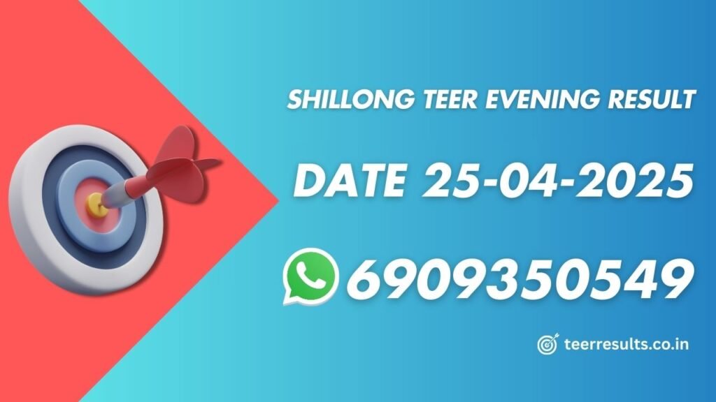 Shillong Teer Evening Result