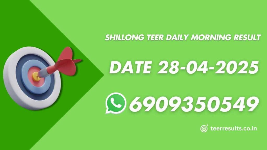 Shillong Teer Daily Morning Result